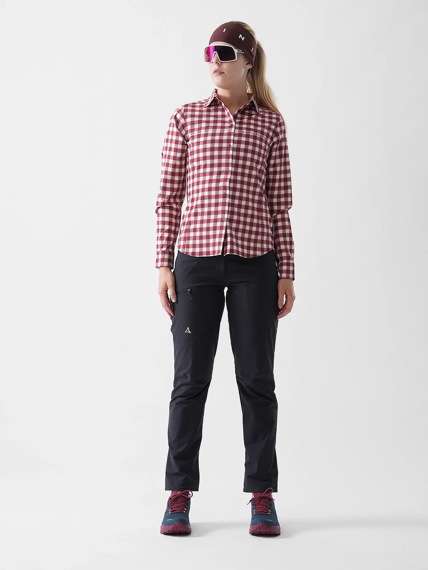 MERU |  Damen Outdoorbluse Sauda | rot